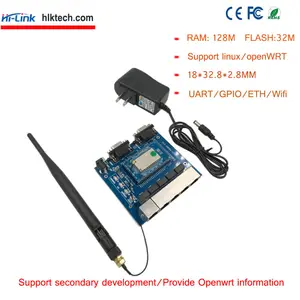 HLK-7688A 지능형 스마트 홈 Hilink OpenWrt 모듈 MT7688AN 4G LTE 라우터 솔루션을 위한 임베디드 무선 라우터 모듈