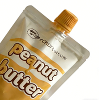Emballage personnalisé en sachet avec bec verseur de qualité alimentaire pour purée de fruits, confiture, sauce chili, ketchup, beurre de cacahuète, sachets de recharge 100ml 150ml 300ml