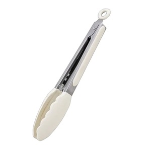 Silicone Food <b>Tongs</b> 9 Inch High Heat Resistant <b>Kitchen</b> BBQ Grill Oven Safe Utensils - Product Image 5