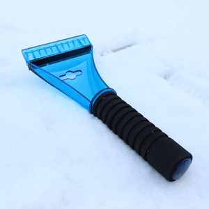 <span class=keywords><strong>Grattoir</strong></span> à glace pour pare-brise de voiture personnalisé CARCATICZ, bleu, en plastique, avec poignée EVA, pour l'hiver - Product Image 4