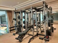 Station multifonctionnelle BW, machine de musculation multifonctionnelle, appareil de musculation croisé, entraîneur de force, rack de squat