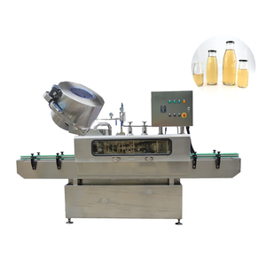 Automatic Electric <b>Glass</b> Bottle Steam Vacuum Capping <b>Machine</b> for food sauce and drink - Product Image 1