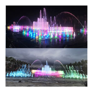 Fuente de Agua Decorativa para Exteriores, Clásica, con Música, para Caminar por Encima, con Agua Seca y Danzante - Product Image 1