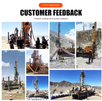 Nouvelle arrivée 2026 Hengwang HW Foreuse d'exploration entièrement hydraulique 800m pour prélèvement d'échantillons miniers HQ NQ PQ CE avec pompe sur chenilles
