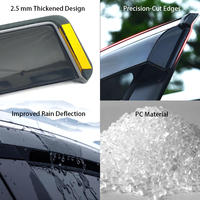 Deflectores de Ventana Laterales para Toyota Cruiser 2019-2020 Protector de Lluvia Accesorios de Coche
