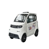 Voiture électrique entièrement fermée pour personnes âgées, 4 places, cabine sécurisée, mini-voiture électrique pour le transport des seniors