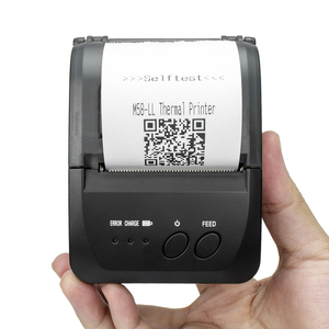 58 Mét di động máy in nhiệt <span class=keywords><strong>Bluetooth</strong></span> <span class=keywords><strong>Mini</strong></span> Máy in hóa đơn nhiệt hỗ trợ ESC/POS - Product Image 1