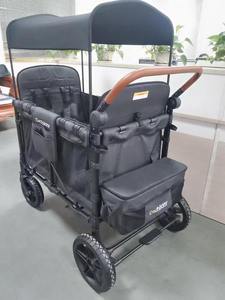 عرض ساخن عربة أطفال مزدوجة قابلة للطي عربة أطفال عربة بأربعة مقاعد - Product Image 3