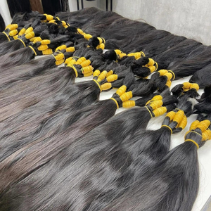 ผมแท้เวียดนามแบบ Remy  แบบเส้นเดี่ยว  แบบ Double Drawn สีดำธรรมชาติ  ต่อผมแบบ Virgin  มีทุกสีให้เลือก - Product Image 6