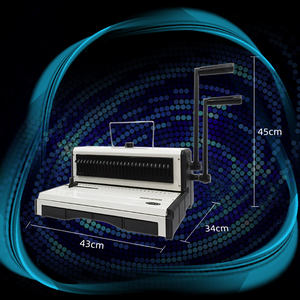 Máquina Encuadernadora de Alambre Doble con Perforación Cuadrada Paso 2:1, Encuadernadora de Metal - Product Image 3