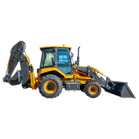 Mesin Diesel Turbocharged Backhoe Loader untuk Pemasangan Saluran & Pertanian - Fleksibel & Efisiensi Tinggi 37kW untuk Segala Pekerjaan