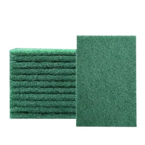 Diamond Grit Sponge Double Sided Scouring Pad Thickened Kitchen Cleaning Pad For Pots And Pans Rectangle Polyester Material - Product Image 1