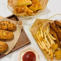 Doublures en papier sulfurisé imprimé anti-ondulation robustes pour barbecue commercial, pour la protection des aliments
