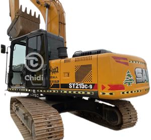 รถแบคโฮรถขุด SY215c-8ไฮดรอลิคตีนตะขาบ SY60 SY365h SY215C-9 21ตัน - Product Image 1