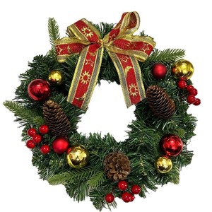 Guirnaldas Navideñas Hechas a Mano de 30 cm, Decoraciones Colgantes para Pared, Adornos Navideños, Nuevos Estilos - Product Image 4