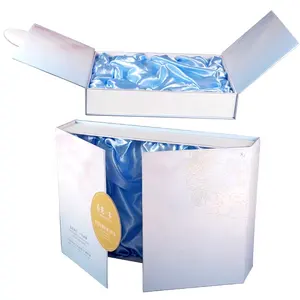 자석 마감을 가진 호화스러운 자석 선물 상자 주문 자석 접히는 종이 편평한 팩 포장 상자