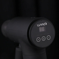Luyao Puissant LED Écran Tactile Massage Pistolet Triangulaire De Poche Corps/Main/Tête Percussion Massage Machine Fabriqué par Luyao