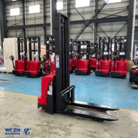 Gerbeur à conducteur marchant WGZN 1.5T, antirouille, durable, pour la manutention de matériaux moyens en entrepôt et en extérieur