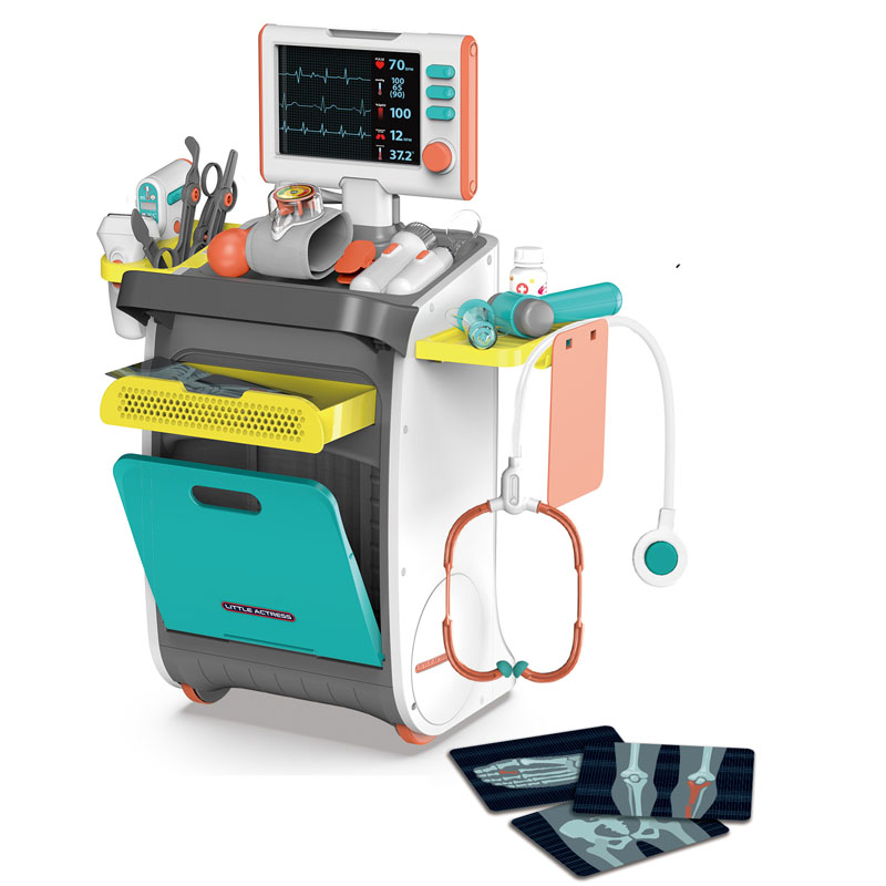 Детский комплект для ролевых игр, медицинская стоматологическая машина, докторские игрушки для детей с звуками и светом