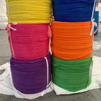 Matériau de fabrication de la serpillière 80/20 Polyester Polyamide microfibre chiffon éponge bandes de nettoyage en rouleau