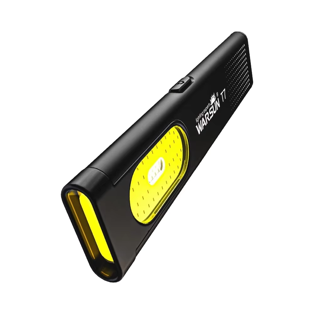 WARSUN New T7 500 Lumen Mini Portable Outdoor Rechargeable LED Torch Light Waterproof Magnetic Grip Work Pocket Flashlight