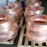 Bande de cuivre sans oxygène C10100 99,99% 10mm*0,1mm 10mm*0,2mm 10 kg Ruban de cuivre