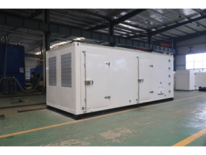 Générateur diesel monté sur conteneur 1000 kW, moteur Weichai 50/60 Hz pour la reprise <span class=keywords><strong>d</strong></span>'<span class=keywords><strong>électricité</strong></span> hors réseau des grandes centrales électriques - Product Image 4