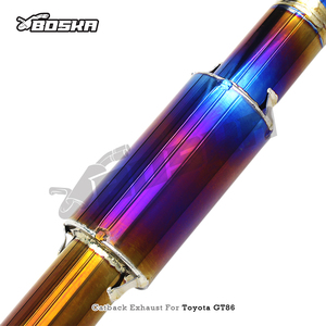 Système d'échappement BOSKA Valvetronic Catback pour FT86/GT86/GR86/86/Scion FR-S 2.0L 2012-2024, silencieux en titane - Product Image 3