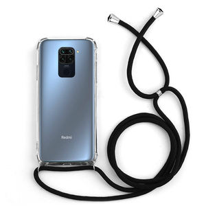 Custodia <span class=keywords><strong>Trasparente</strong></span> Antiurto di Lusso con Cordino per <span class=keywords><strong>Xiaomi</strong></span> <span class=keywords><strong>Redmi</strong></span> <span class=keywords><strong>Note</strong></span> <span class=keywords><strong>9</strong></span> <span class=keywords><strong>Note</strong></span> 9s <span class=keywords><strong>Pro</strong></span> - Product Image 1