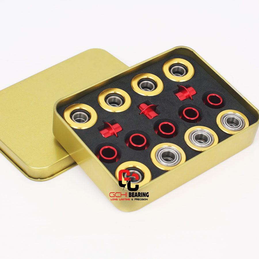 Overlap 608 Z Hybrid Ceramic Bearings for Inline Skates