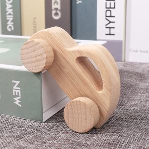 Деревянная гоночная трасса для машинок 2023 года: развивающая игрушка Монтессори из органического дерева для детей, с колесами, для толкания - Product Image 3