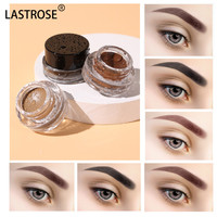 Pomade à sourcils crémeuse à base d'huile, gel à sourcils hautement pigmenté, naturel, longue durée, imperméable, marque privée, maquillage, pomade à sourcils teintée