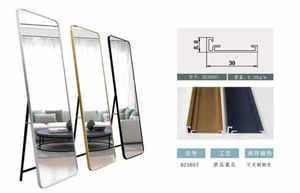 Vente en gros <span class=keywords><strong>de</strong></span> <span class=keywords><strong>profil</strong></span>és en aluminium pour cadre <span class=keywords><strong>de</strong></span> miroir Miroir mural décoratif rectangulaire avec cadre en métal doré pour la maison Salle <span class=keywords><strong>de</strong></span> bain Salon - Product Image 5