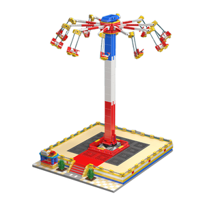 Moule King 11016 1581PCS Creative Serie RC Spinning Swing Chair Building Block Model Technical Educational Toy Festival Gift - Product Image 1