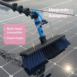 Telescopic Wash Brush Aluminum/Carbon Fiber Water Fed Pole With Upgrade Adapter <strong>High</strong> <strong>Rise</strong> <strong>Window</strong> <strong>Cleaning</strong> <strong>Equipment</strong> - Product Image 1