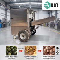 Machine automatique à décortiquer les noix de coco en acier inoxydable, capacité de 1200 pièces/heure