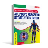 Patch antidouleur par stimulation musculaire par pression sur points d'acupuncture, non médicamenteux, pour la gestion de la douleur de l'arthrite rhumatoïde