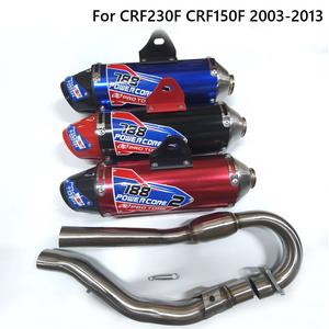 Système d'échappement complet en acier inoxydable pour HONDA CRF230F/150F 2003-2013 CRF230F 2003-2017 CRF250 2018-2023 - Product Image 2
