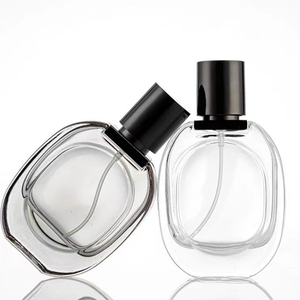 High Grade Portable 30ml clear Glass Empty Refillable Perfume <b>Bottle</b> Customized logo - Product Image 3