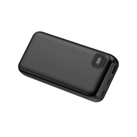 Banco de Energía de Carga Rápida de 20000 mAh con Pantalla LED Digital, Batería Externa Portátil con Salida USB C para Teléfono y Reloj