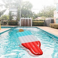 Équipement gonflable de jeu d'eau de forme de matelas d'air de PVC pour le jouet et le flotteur de chaise longue de piscine