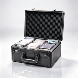 Caja de losa de tarjeta graduada de tarjeta deportiva comercial de aluminio 3 filas/4 filas para PSA/BGS/One Touch Case - Product Image 1