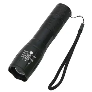 D78 OEM Zoo mable LED Taschenlampe wiederauf ladbare wasserdichte T6 Zoom Griff Camping Notfall taktische Taschenlampen