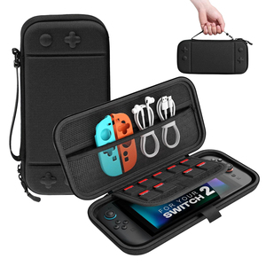 Nuevo Estuche Protector de Viaje Rígido de EVA para <span class=keywords><strong>Nintendo</strong></span> <span class=keywords><strong>Switch</strong></span> 2 OLED con 10 Ranuras para Tarjetas de Juego, Impermeable y Resistente a Golpes - Product Image 2