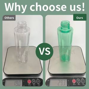 Botella de embalaje cosmético <span class=keywords><strong>PET</strong></span> reciclable, botella de champú de plástico transparente, botella de Gel de ducha de aceite para el cabello recargable - Product Image 6