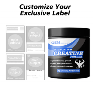 Fábrica de Creatina Monohidrato en Polvo OEM ODM, Soluciones de Empaque Personalizadas, Diseño de Etiquetas, Soporte de Marca - Product Image 5