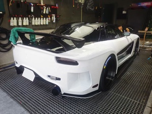 Kit Carrozzeria per <span class=keywords><strong>Mazda</strong></span> RX7 FD3S in Fibra di Vetro Stile Veil Paraurti Anteriore Minigonne Laterali Cofano Passaruota Parafanghi Posteriori - Product Image 2