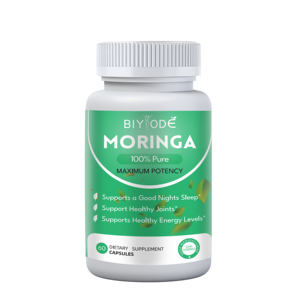 Certificaat Fabrikant Nsf Halal Coa Gmp Groothandel Moringa Extract Supplementen Immuunondersteuning Organische Moringa Capsule - Product Image 1