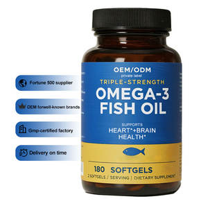 Supplément d'huile de poisson oméga-3 pour la santé du cœur sans acides gras de poisson - Product Image 2