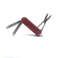 Meilleure vente 5-en-1 Mini couteau pliant en acier inoxydable Porte-clés multifonction Outil de poche pour le bricolage